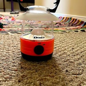 Small camping light hangable